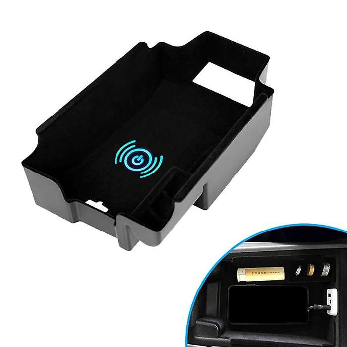 Car Wireless Charging Armrest Center Console Organizer Storage Box Charging for XT5 2017-2020