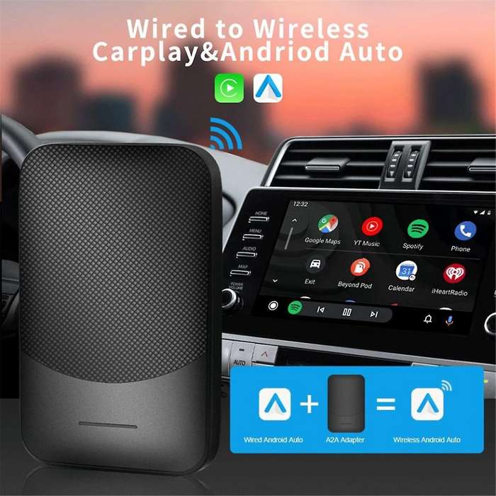 Car Wireless for Carplay Box Module Adapter Car with Wired for Carplay USB Interface Upgraded to Wir
