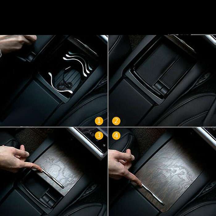 Car Wireless Charging Armrest Center Console Organizer Storage Box Charging for Model S X 2016-2019