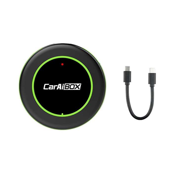 CarAiBOX CarPlay Adapter Wired to Wireless Carplay Screen Projection Box Car Smart AI BOX Plug and P
