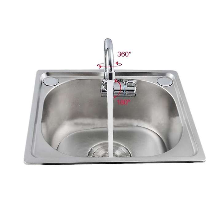 Caravan Boat 360 Degree Rotation Copper Basin Faucet Folding Cold Water Faucet Tap Kitchen Bathroom
