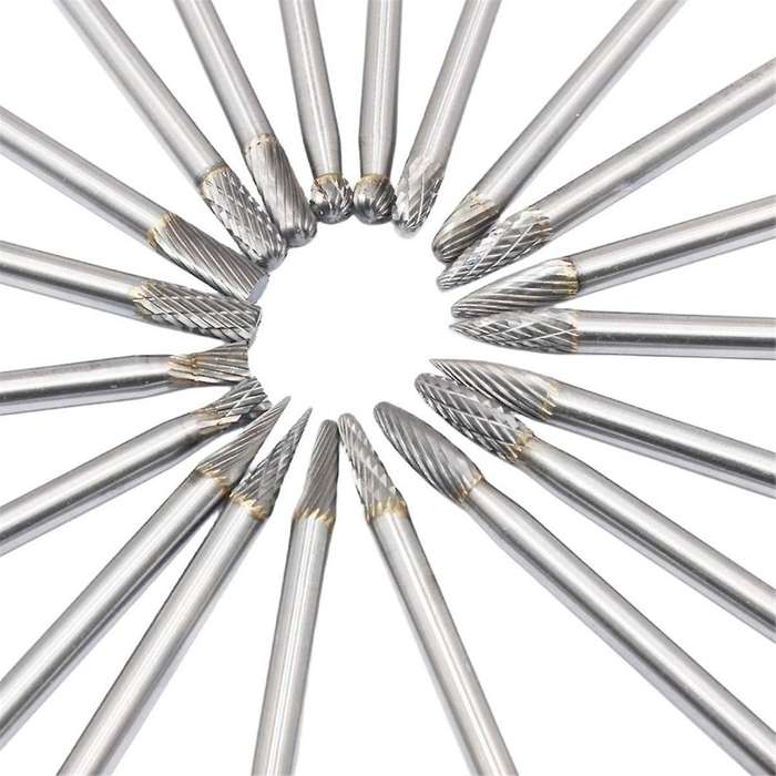 Carbide Rotary File Extension Handle 6X6X150mm Tungsten Steel Grinding Head Metal Jade Wood Grindin