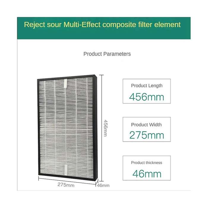 Carbon Cloth Composite Filter for F-71c6vx2 F-73c6vjd F-zxms73c F-zxps71c Air Purifier Filter Filte