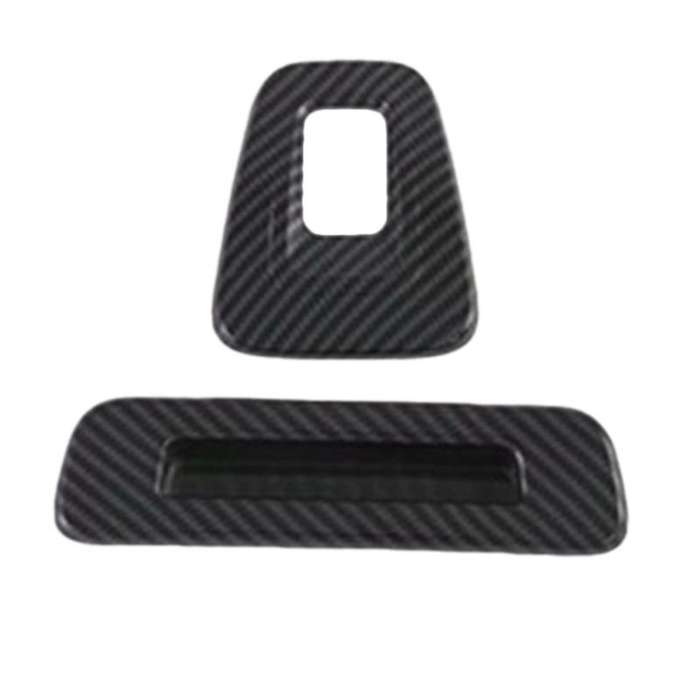 Carbon Fiber ABS Car Top Roof Window Handle Bar Frame Cover Trim Fit for Transit 2017 Tourneo Custo