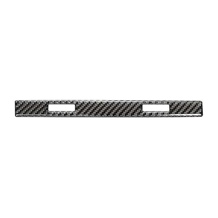 Carbon Fiber Air Conditioning CD Panel Cover Trim for - A6 2005 2006 2007 2008 2009 2010 2011 Car Ac