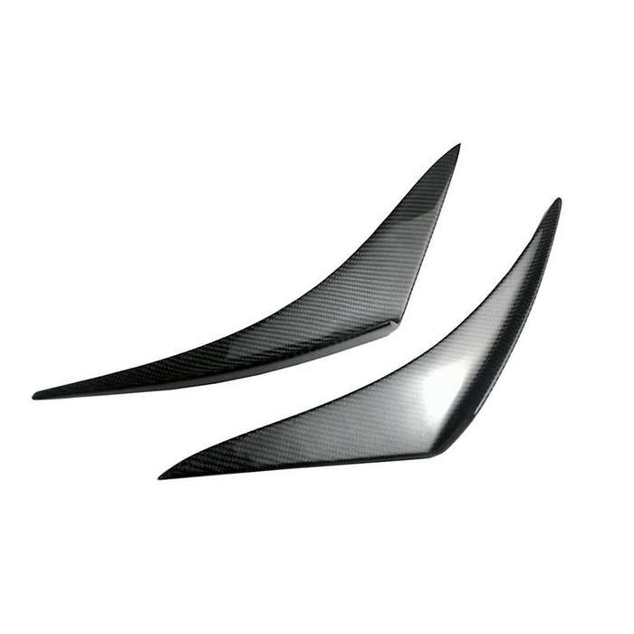 Carbon Fiber Car Front Side Canards Splitter Spoiler Fit for C7 2014-2015