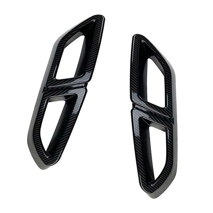 Carbon Fiber Car Four-Outlet Tail Throat Frame Exhaust Pipe Frame for B 2016-2020