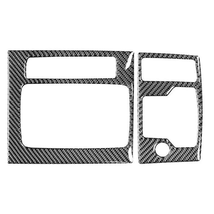 Carbon Fiber Car Gear Shift Panel Cover Trim for Axela 2014 2015 2016 2017 Interior Accessories (RHD