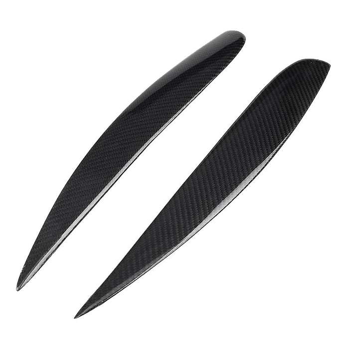 Carbon Fiber Car Headlight Lamp Eyebrow Spoilers Decorative Sticker Protection for D VXR 2006-2014