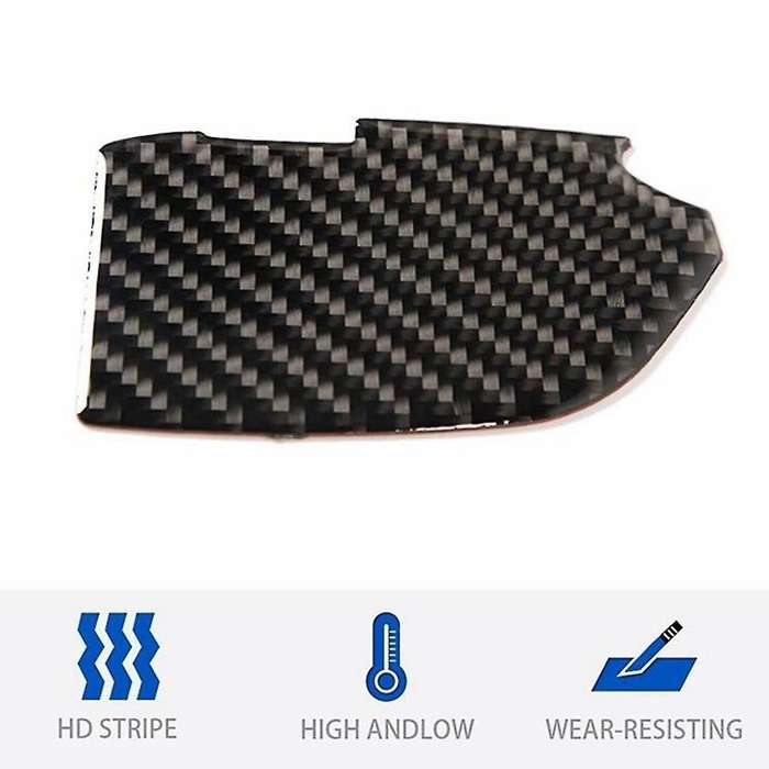 Carbon Fiber Car Inner Door Handle Bowl Cover Stickers for 2012 2013 2014 2015 (Carbon Fiber)