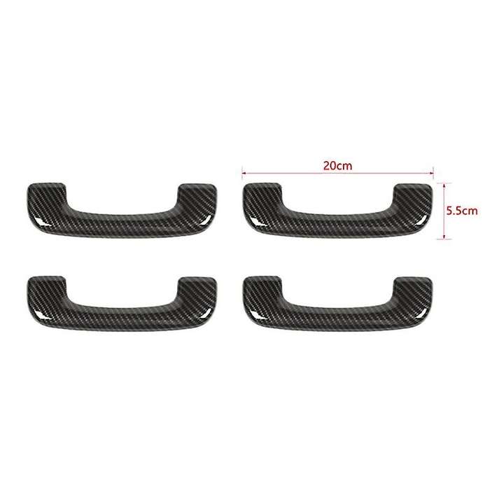 Carbon Fiber Car Inner Roof Top Grab Bar Trim Door Grab Handle Cover for Charger 2011-2020 Car Acces