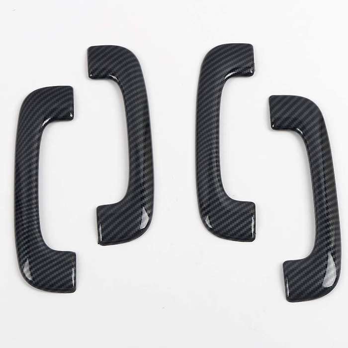 Carbon Fiber Car Inner Roof Top Grab Bar Trim Door Grab Handle Cover for Charger 2011-2020 Car Acces