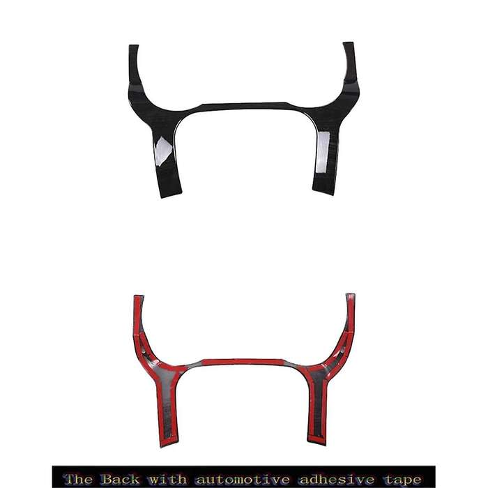 Carbon Fiber Car Interior Dashboard Decoration Panel Cover Trim Frame for Evoque 2012-2018
