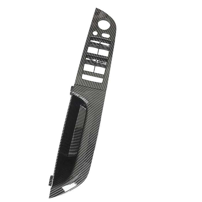 Carbon Fiber Car Interior Window Switch Cover Panel Trim Pull Handle for  3 Series E90 E91 E92 316 3