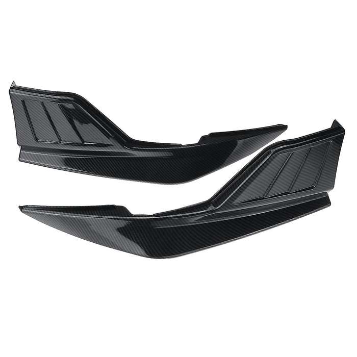 Carbon Fiber Car Rear Bumper Splitter Guard Protection Cover for LE XLE SE XSE 2020 2021