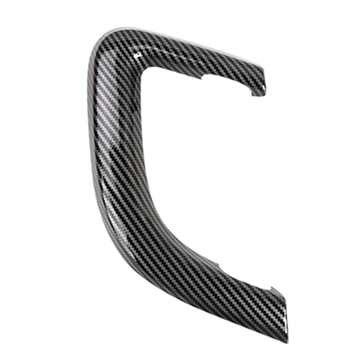 Carbon Fiber Car Right Interior Door Pull Handle Cover Trim Replacement for Sport 2015-2019