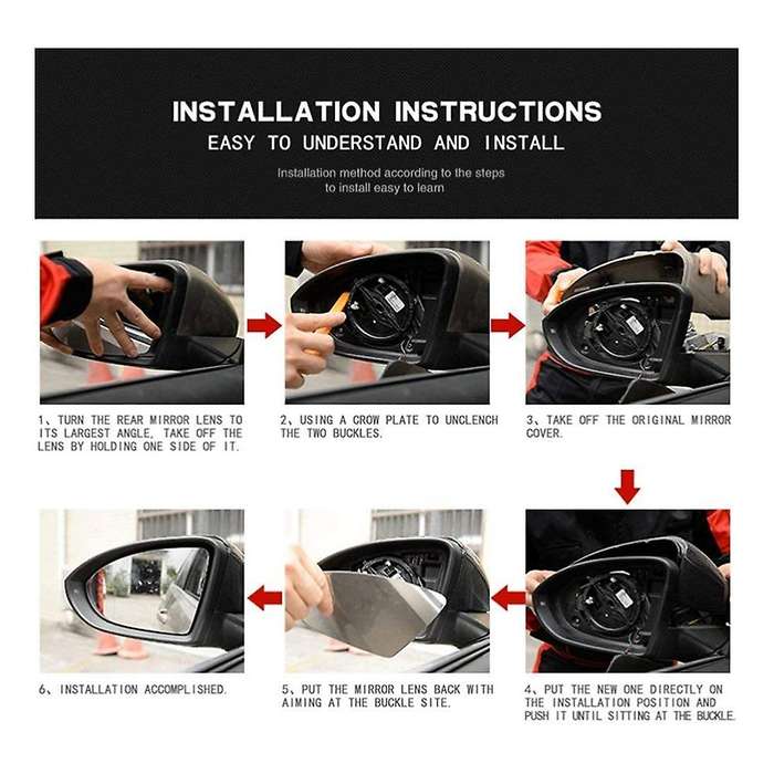Carbon Fiber Car Rearview Mirror Housing Cover-Side Mirror Cover for Golf VII MK7/MK7.5 R Hatchback