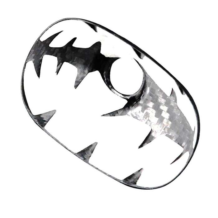 Carbon Fiber Car Roof Fin Antenna Signal Aerials Cover Trim for R55 R56(Black Carbon)