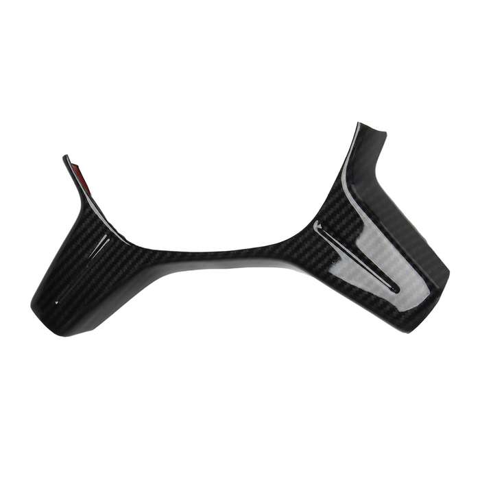 Carbon Fiber Car Steering Wheel Button Panel Cover Trim for W166 ML 2012-2015 Decoration Accessories