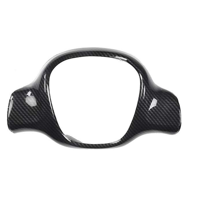 Carbon Fiber Car Steering Wheel Frame Decorative Sticker Accessories for 451 2009-2015