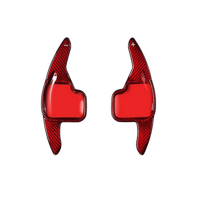 Carbon Fiber Car Steering Wheel Paddle Shifter Extension Car Paddle Shifters Car Decoration for F203