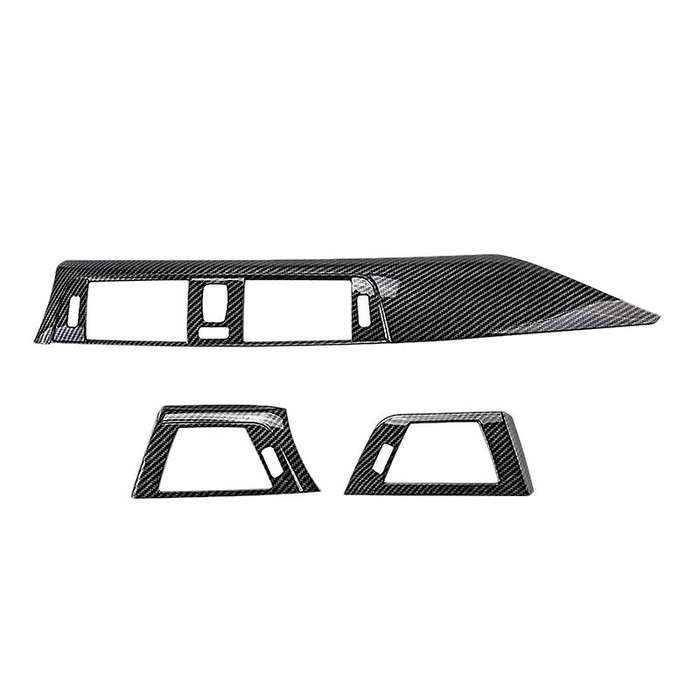 Carbon Fiber Center Console Air Outlet Panel Trim Instrument Panel Trim for 3 Series 320Li F30 F35 2