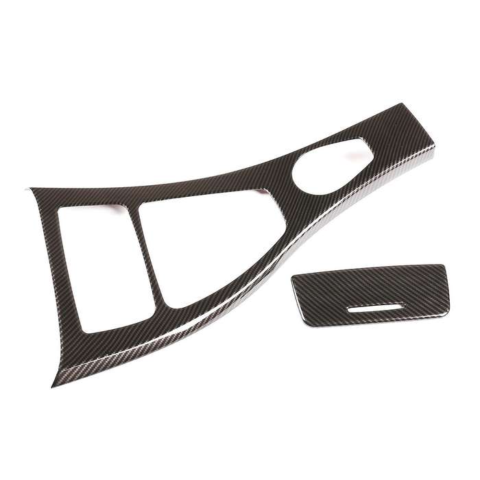 Carbon Fiber Center Console Gear Shift Frame Car Accessories for 3 Series E90 2005-2012 Left Hand Dr