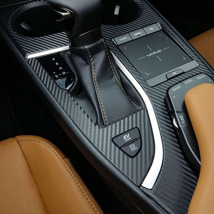 Carbon Fiber Center Console Gear Shift Panel Frame Cover Trim for UX200 UX250H 260H 2019 Interior St