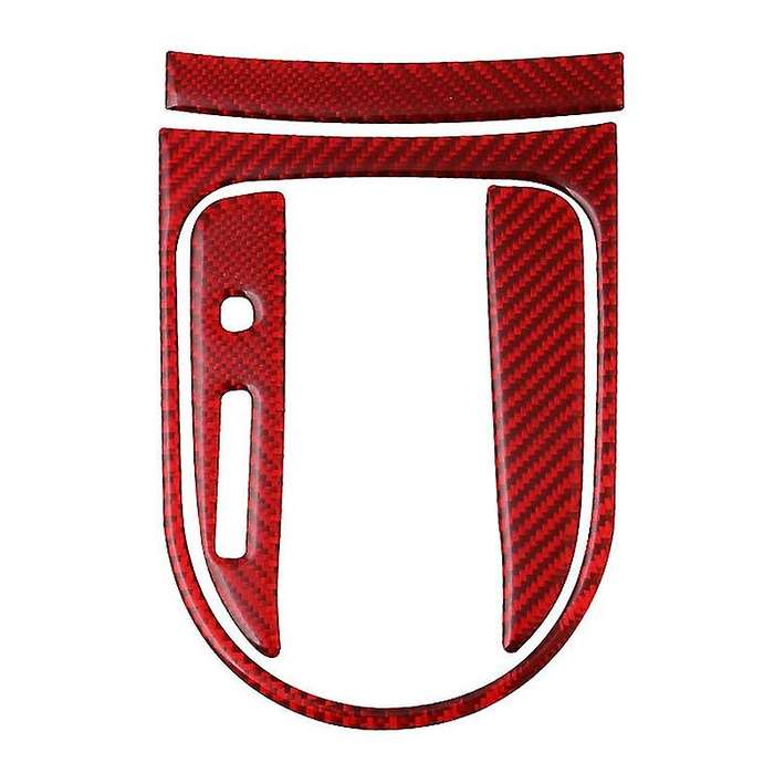 Carbon Fiber Center Console Gear Shift Frame Cover Trim Stickers for 2015 2016 2017 2018 2019