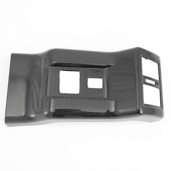 Carbon Fiber Center Console Rear Air Condition Outlet Vent Frame Sticker for 2019