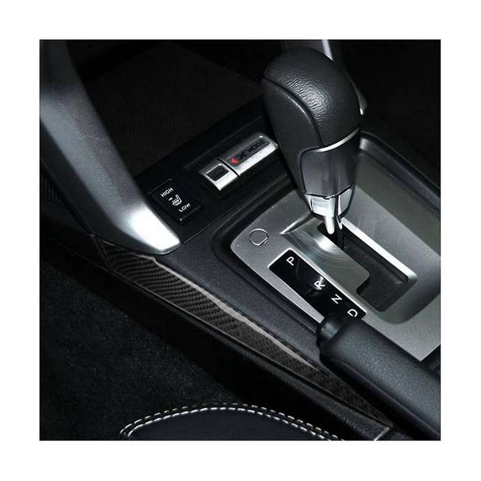 Carbon Fiber Center Console Side Gear Shift Panel Decorative Cover Trim for Forester 2013-2018