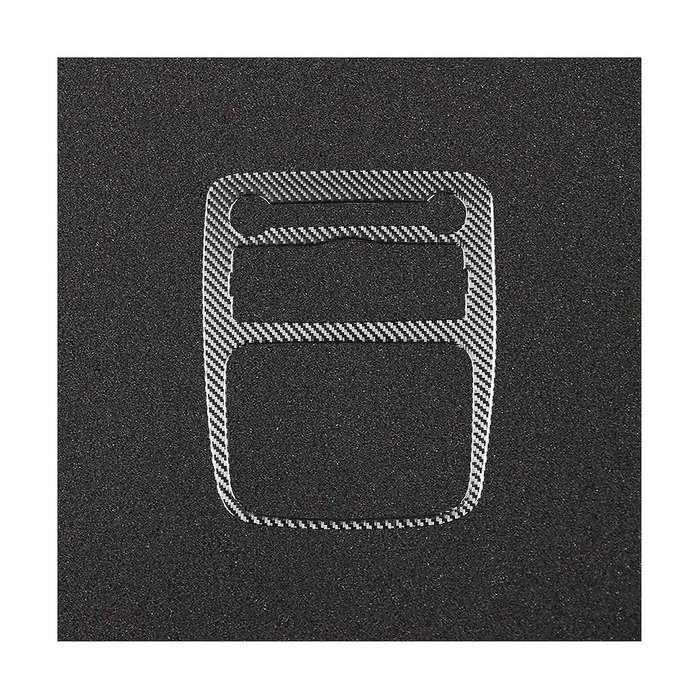 Carbon Fiber Central Control Water Cup Frame Trim Sticker Decoration for 2021 2022 Accessories