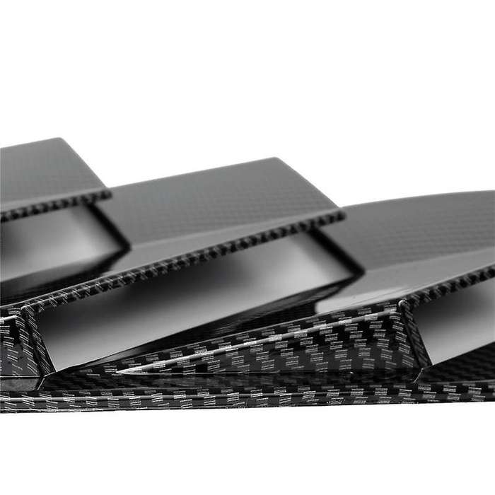 Carbon Fiber Color Rear Side Vent Quarter Window Louver Shutter Cover for Focus MK3 Hatchback 2012-2