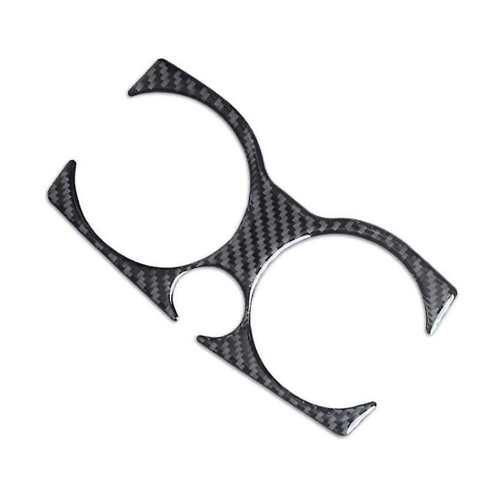 Carbon Fiber Console Water Cup Holder Frame Cover Trim for -5 Series G30 530Li 528Li 2018-20 Interio