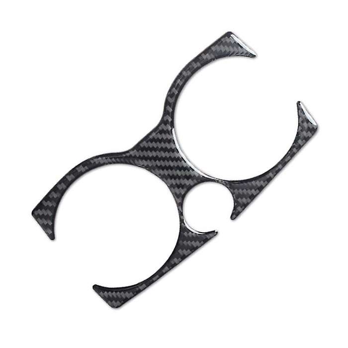 Carbon Fiber Console Water Cup Holder Frame Cover Trim for -5 Series G30 530Li 528Li 2018-20 Interio