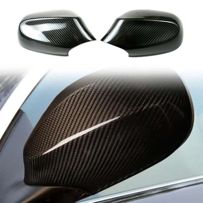 Carbon Fiber for - 1 Series E82 E87 2010 2011 2012 Side Wing Rearview Mirror Cover Cap Car Accessori