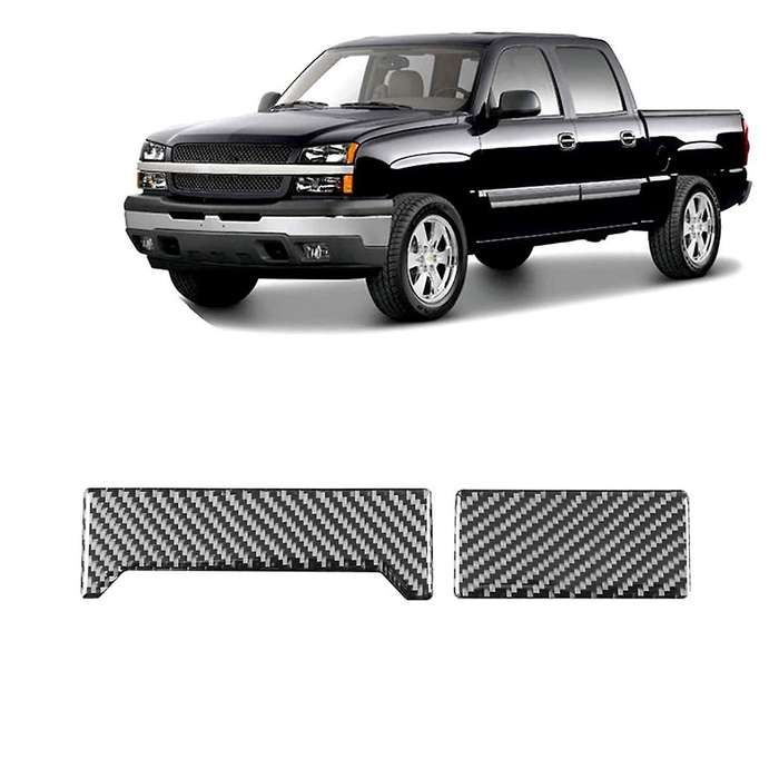 Carbon Fiber for 1500 1999-2002 Center Console Ashtray Trim Panel Cover Interior Accessories