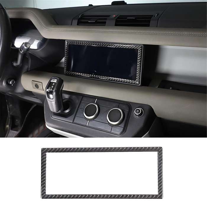 Carbon Fiber for 110 2020-2024 Center Dashboard Navigation Screen Cover Trim Interior Accessories