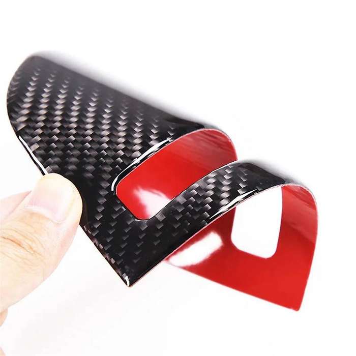 Carbon Fiber for 90 110 130 2020-2024 Car Steering Wheels Cover Trim Interior Accessories