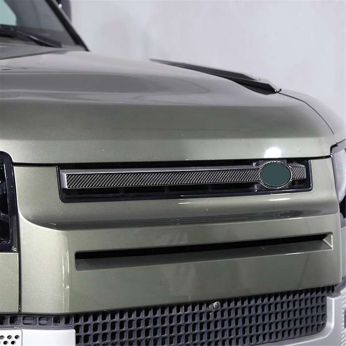 Carbon Fiber for 90 110 130 2020-2024 Front Bumper Center Grille Cover Trim Interior Accessories