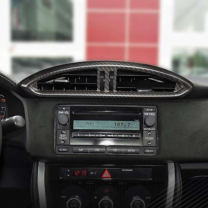 Carbon Fiber for BRZ 86 2013-2020 Interior Central Control Air Outlet Vent Cover Sticker