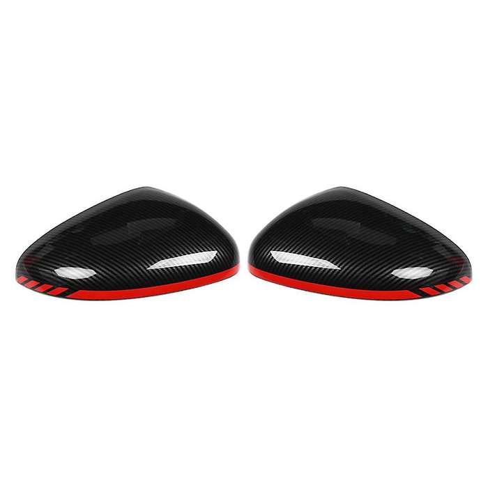Carbon Fiber for FIT 2021 1 Pair Rearview Mirror Cover Side Wing Rear View Mirror Case Covers with R
