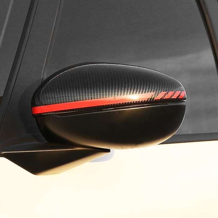 Carbon Fiber for FIT 2021 1 Pair Rearview Mirror Cover Side Wing Rear View Mirror Case Covers with R