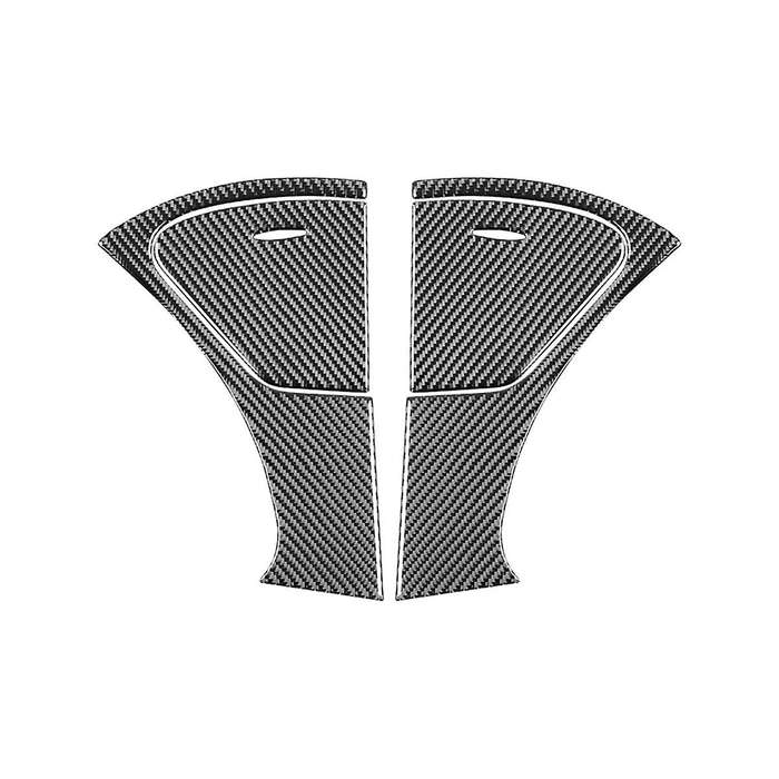 Carbon Fiber for E-Class W211 2003-2009 Rear Door Panel Cover Trim Decoration Interior Accessories