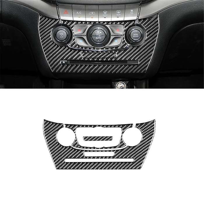 Carbon Fiber for Journey 2011-2017 Center Air Condition Control Adjustment Trim Frame Panel Cover A