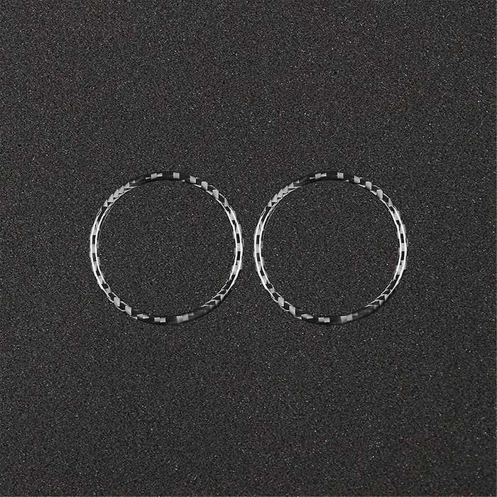 Carbon Fiber for TT 8N 2001-2006 Dashboard Side Air Outlet Cover Frame Trim Decals Sticker Interior