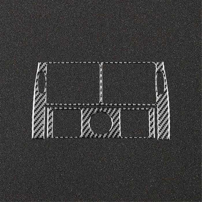 Carbon Fiber for X5 E53 2000-2006 Rear Control Panel Air Conditioner Vent Cover Trim Interior Access