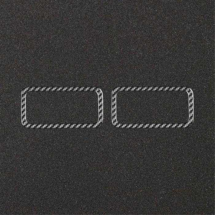 Carbon Fiber for X5 E53 2000-2006 Dashboard Side Air Vent Outlet Cover Trim Interior Accessories