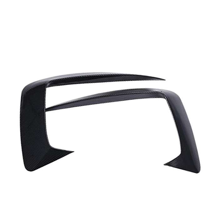Carbon Fiber Front Bumper Lip Splitter Fog Light Eyebrow Cover Trim for  A6L C8 2019 2020
