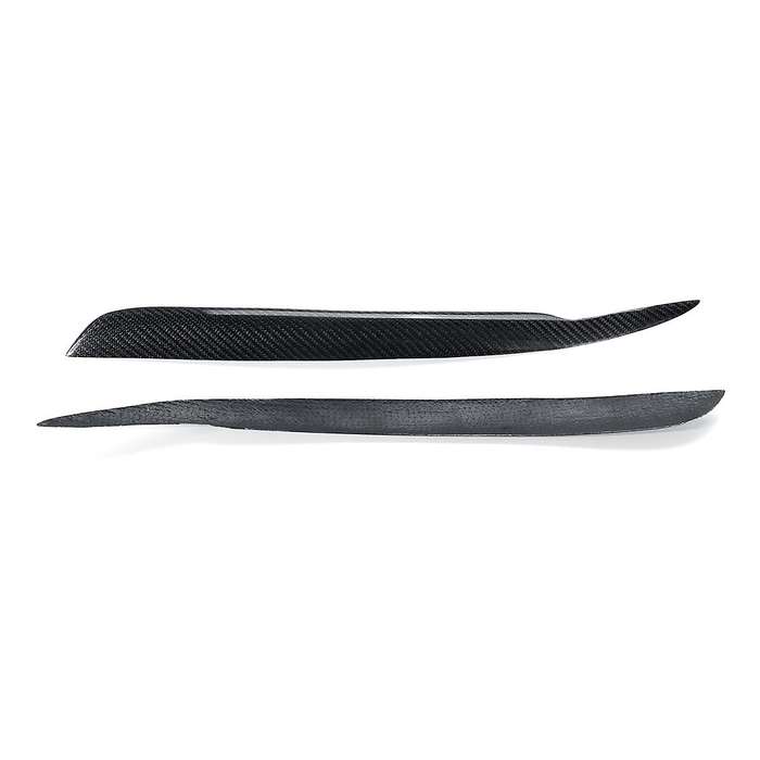 Carbon Fiber Headlight Eyebrow Cover Head Light Eyelid Sticker head Light Lamp Trim for  A4 B6 2002